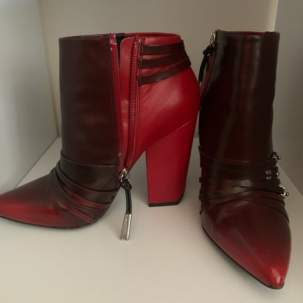 L.A.M.B - Oxblood Martini Leader Bootie - SZ  7US